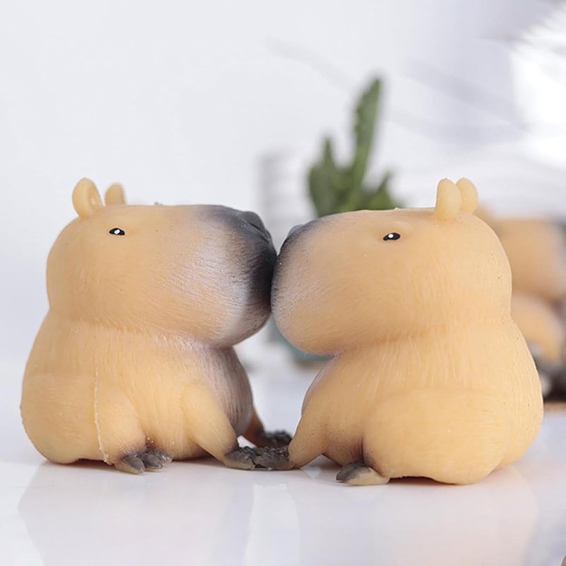 Chubby Capybara Squeeze Toy – Super Soft Sensory Toy for Anxiety Relief
