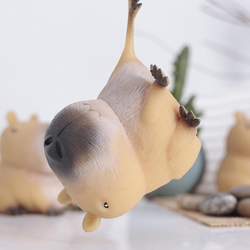 Chubby Capybara Squeeze Toy – Super Soft Sensory Toy for Anxiety Relief