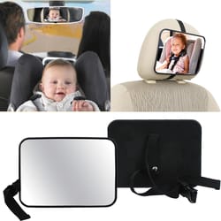 wide angle baby car seat mirror adjustable rear seat safety view