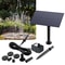 Solar Water Fountain Pump with Stake for Garden and Fish Tank Decor