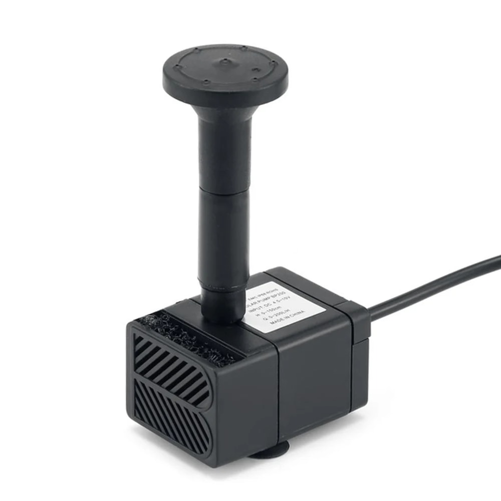 Solar Water Fountain Pump with Stake for Garden and Fish Tank Decor