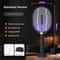 Rechargeable Electric Mosquito Racket With UV Killer Lamp And Type C Charging 6