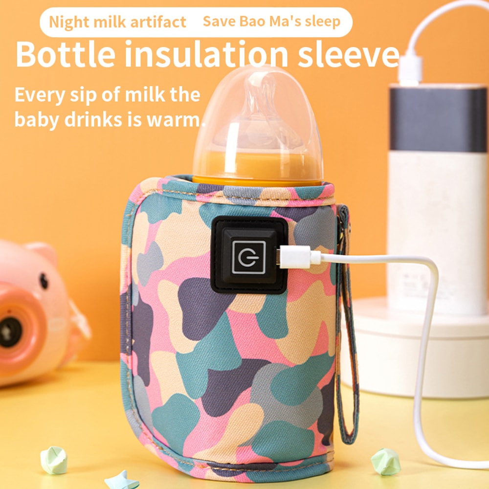Portable USB Milk Bottle Warmer For Travel And Baby Feeding Insulated Nursing Bottle Heater 1