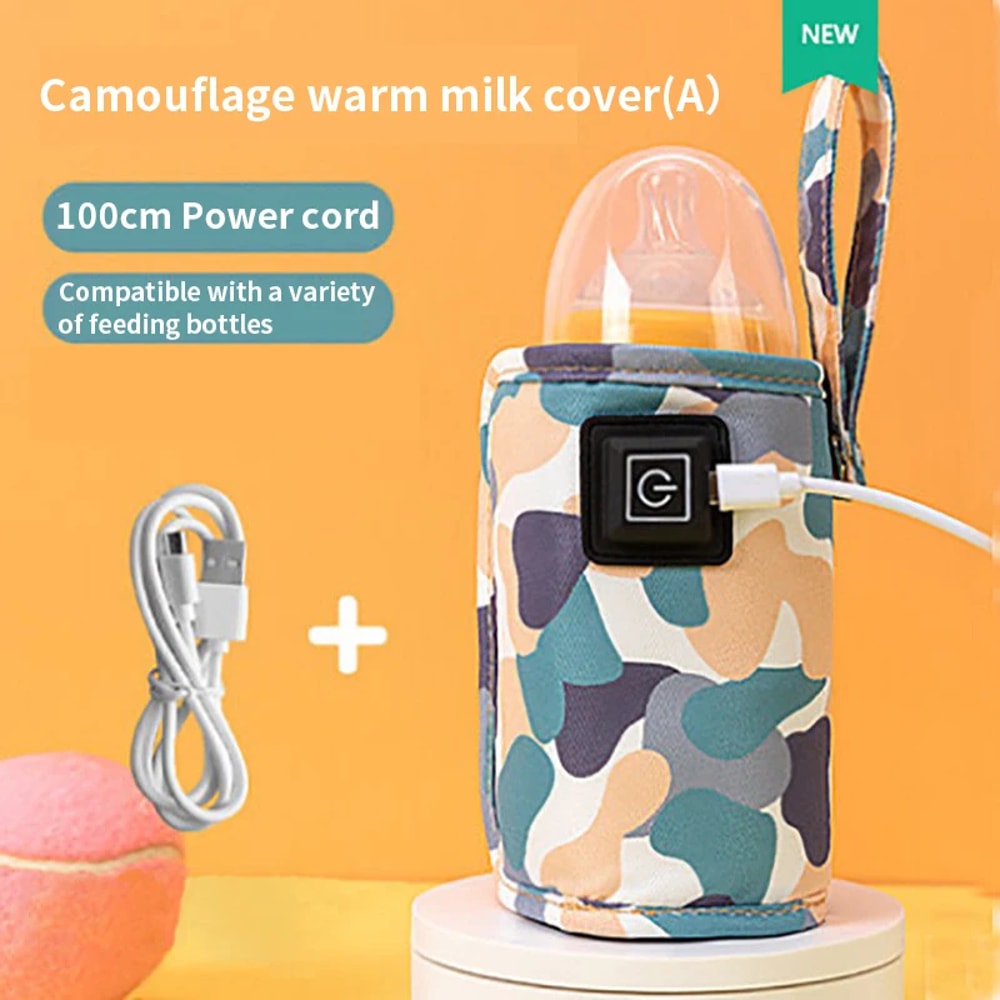 Portable USB Milk Bottle Warmer For Travel And Baby Feeding Insulated Nursing Bottle Heater 6