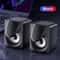 USB Computer Speaker for Laptop PC Subwoofer - Wired Music Player with Deep Bass Sound, Loudspeaker