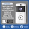 HD Wireless WiFi Doorbell Camera with Solar Charging and Night Vision - Waterproof Smart Home System