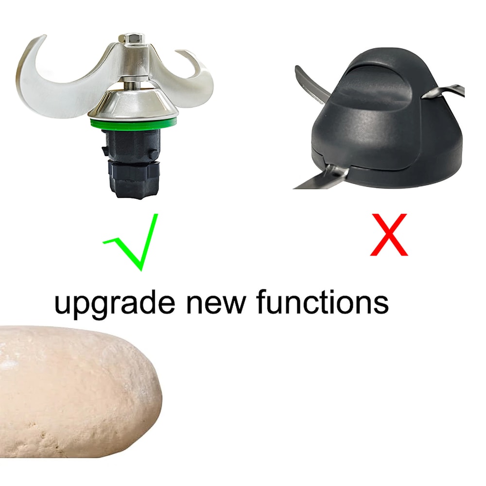 Mixer Knife for Thermomix - Universal Kneading Blade for Dough & Stirring Flours