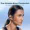 Real Bone Conduction Wireless Earphones Bluetooth TWS Headphones For Sports Running Comfortable 2