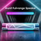 Niye Bluetooth Computer Speaker With RGB Lighting Surround Sound Subwoofer Wired USB Powered Audi 2