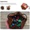 PU Leather Dice Bag Premium Brown Polyhedral Dice Pouch For DND Tabletop Gaming Portable Drawstri 1