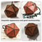 PU Leather Dice Bag Premium Brown Polyhedral Dice Pouch For DND Tabletop Gaming Portable Drawstri 2