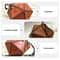 PU Leather Dice Bag Premium Brown Polyhedral Dice Pouch For DND Tabletop Gaming Portable Drawstri 4