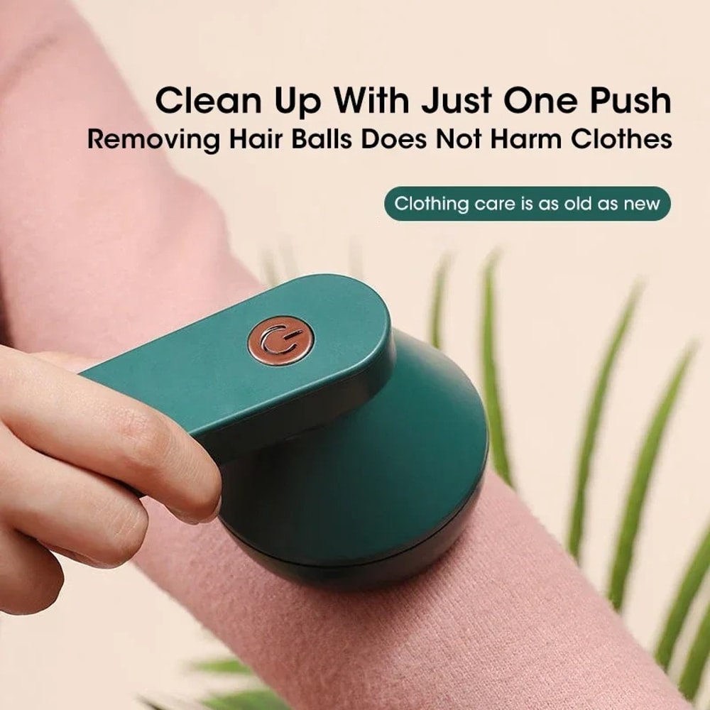 Portable Electric Lint Remover – USB Rechargeable Fabric Shaver for Sweater, Coat, and Plush Ball Trimming