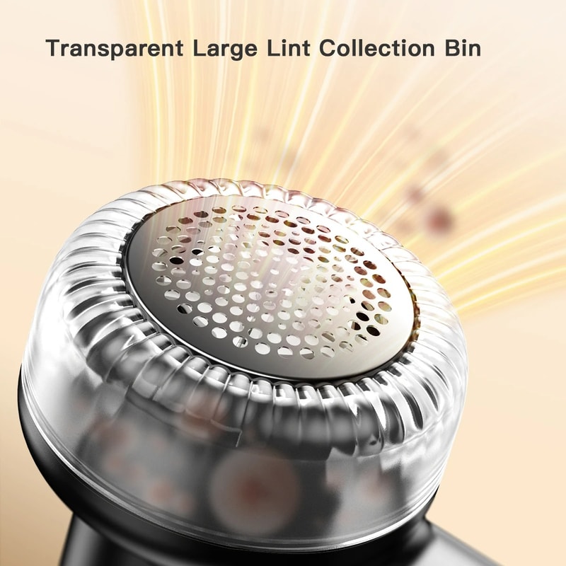 Intelligent Electric Lint Shaver - Rechargeable Defuzzer with Digital Screen for Sweater, Clothes & Fabric Trimming