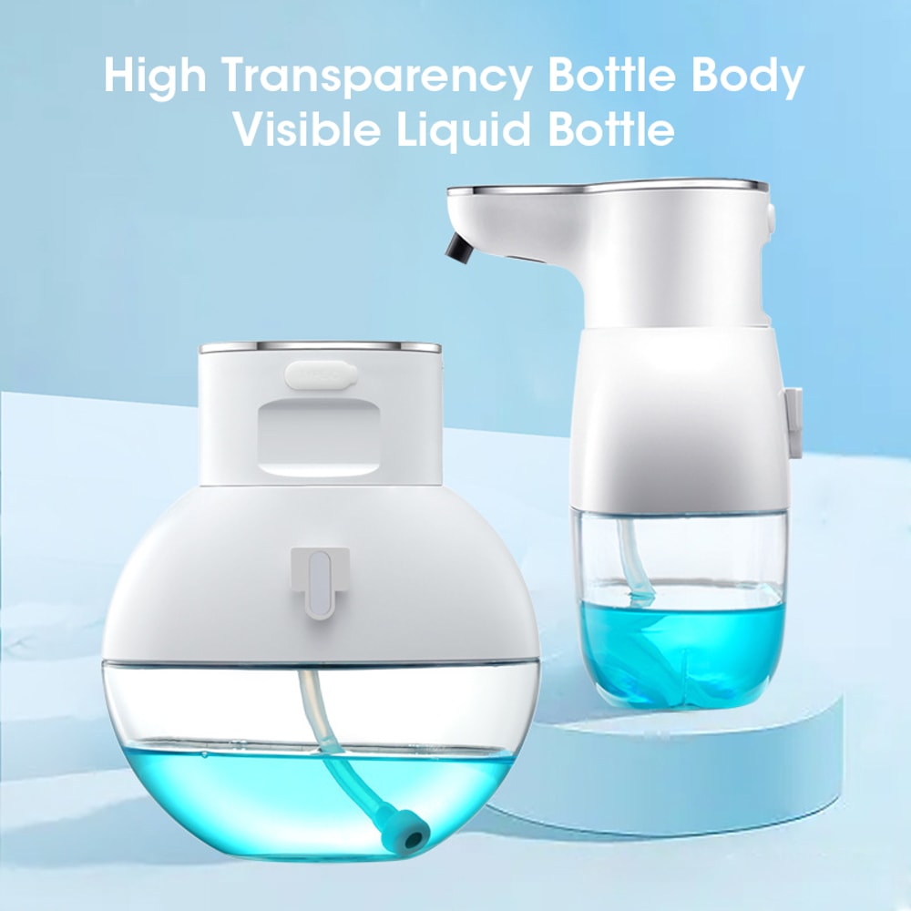 Touchless Motion Sensor Smart Soap Dispenser for Home Kitchen - Wall Mounted Hand Washing Device