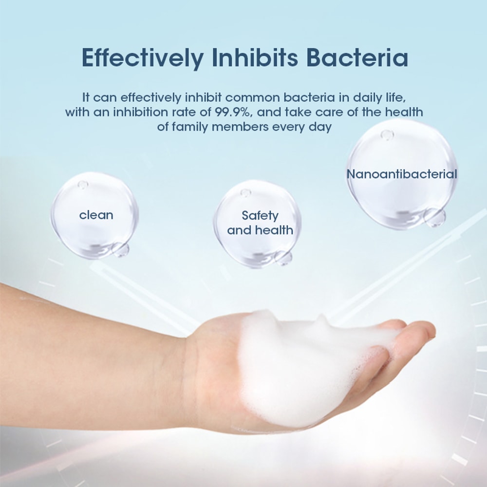 Touchless Motion Sensor Smart Soap Dispenser for Home Kitchen - Wall Mounted Hand Washing Device