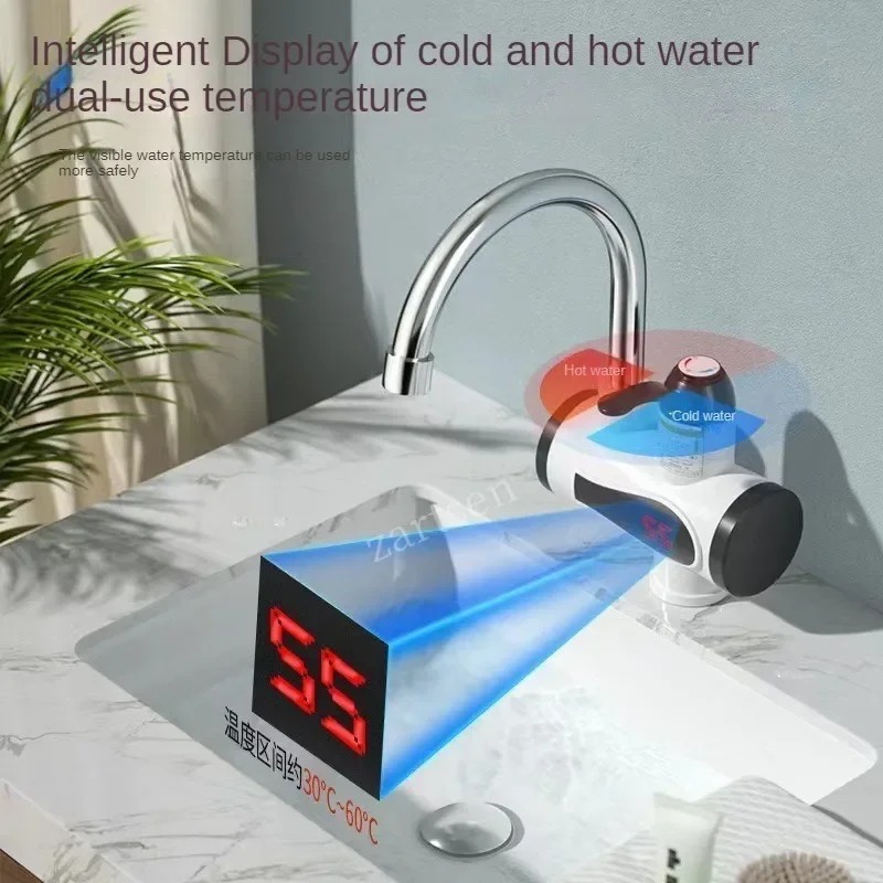 Tankless Electric Water Heater for Instant Hot & Cold Water – Kitchen Faucet Style