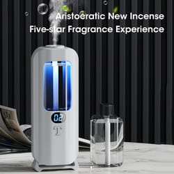 smart usb mini aromatherapy machine – automatic essential oil diffuser for air purification in rooms & offices