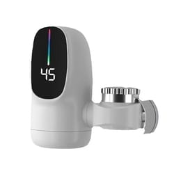 instant hot water faucet for kitchen - 3000w electric tankless heater with digital temperature display