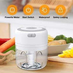 mini wireless electric garlic crusher – usb rechargeable portable vegetable masher for ginger, chili, and more