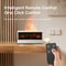 Aroma Diffuser Humidifier With Essential Oils LED Light Remote Control Simulated Fireplace Air Fr 2