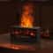Aroma Diffuser Humidifier With Essential Oils LED Light Remote Control Simulated Fireplace Air Fr 5