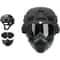 Tactical Military Helmet Set - Full Face Combat Helmet with Mask & Goggles for Airsoft Training & Outdoor Adventures