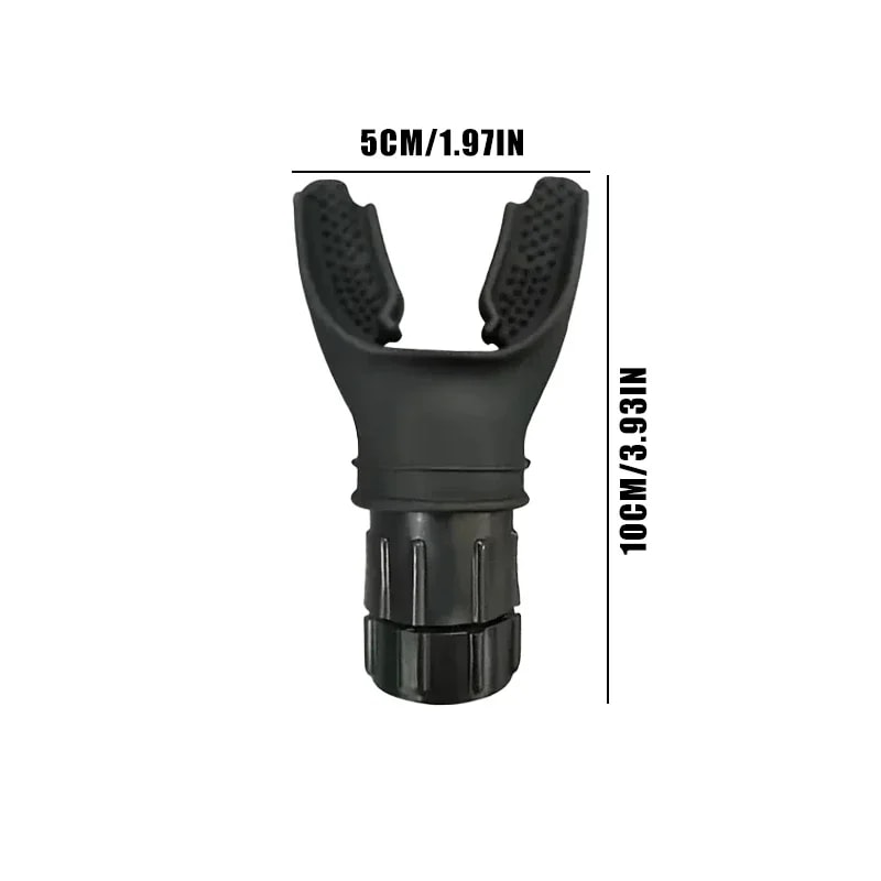 Portable Silicone Throat Breathing Exercise Device with Adjustable Resistance for Fitness and Breath Training