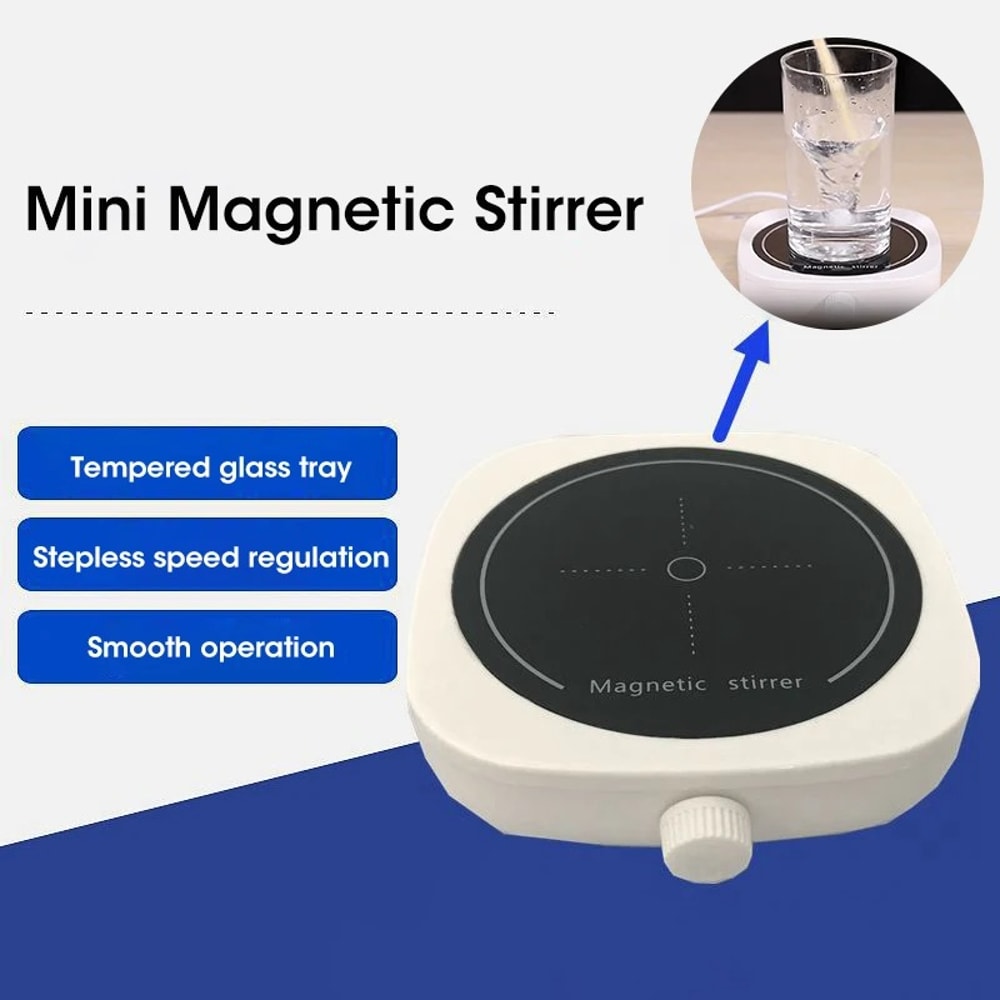 Portable Magnetic Stirrer with Stir Bar for Laboratory –RPM Lab Mixer