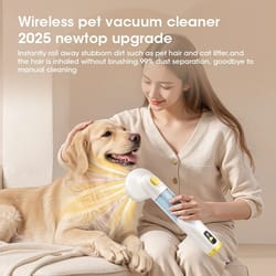 multifunctional cyclonic technology pet vacuum cleaner – strong suction for pet hair removal in cars & homes