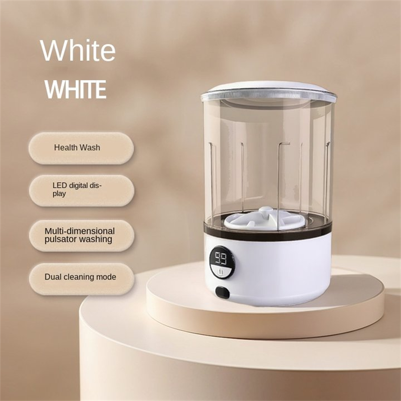 Portable Mini Washing Machine - Folding Design for Quick Underwear Laundry