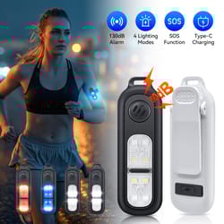 self defense alarm with led light – rechargeable personal safety alarm for women & seniors