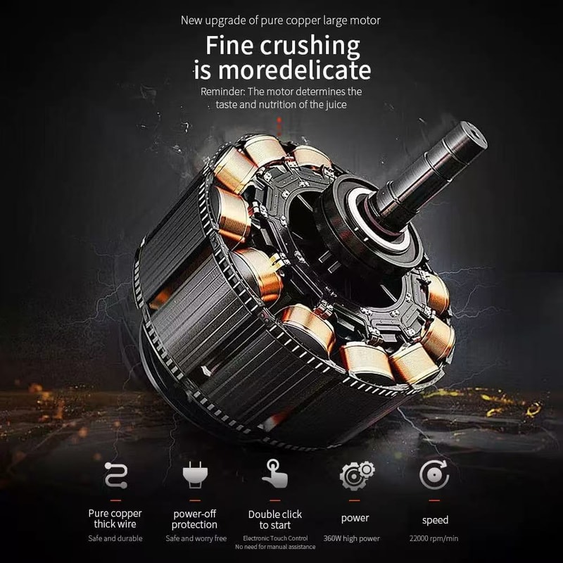 USB Rechargeable Portable Smoothie Blender Personal Juicer Cup 5