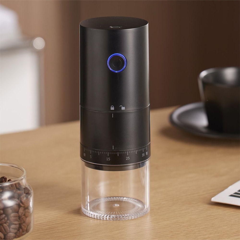 Rechargeable Electric Coffee Bean Grinder with Ceramic Core