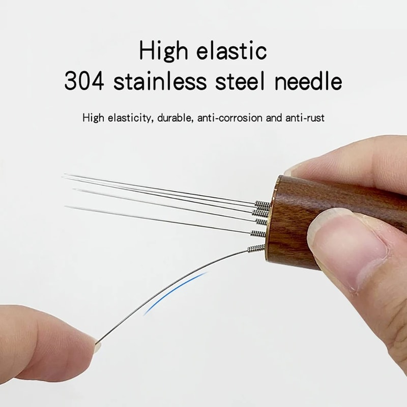 Portable Manual Coffee Grinder – Hand Crank Wooden Stainless Steel Coffee Bean Mill for Home, Office & Travel