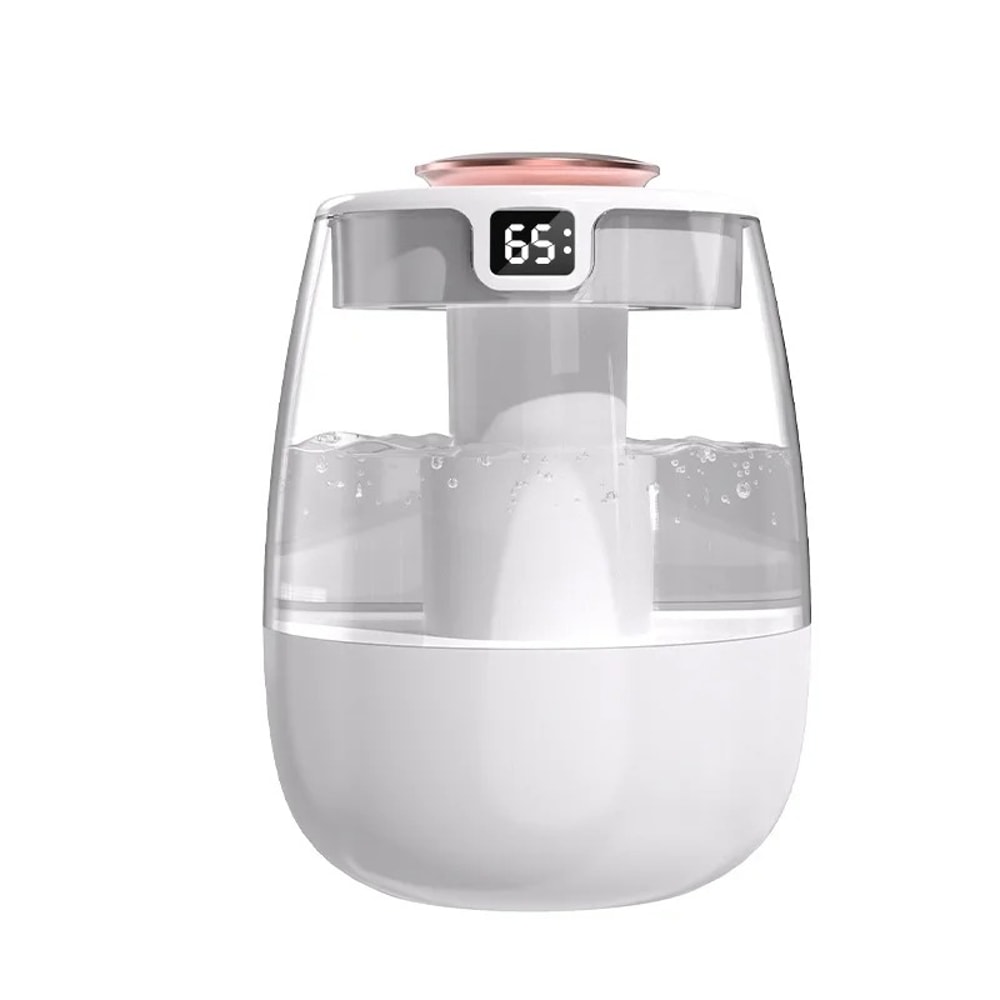 USB Essential Oil Diffuser with Dual Spray Cool Mist and LED Light for Home and Office
