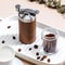 Portable Manual Coffee Grinder – Stainless Steel & Wood Hand Crank for Home, Travel & Camping