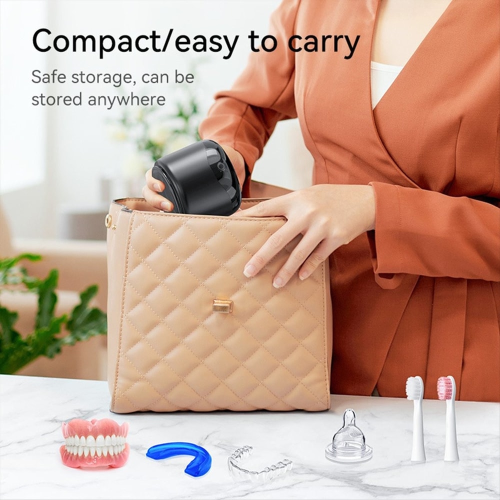 Professional Ultrasonic Cleaner For Jewelry Watches Dentures And Dental Tools 230ml EU Household C 4