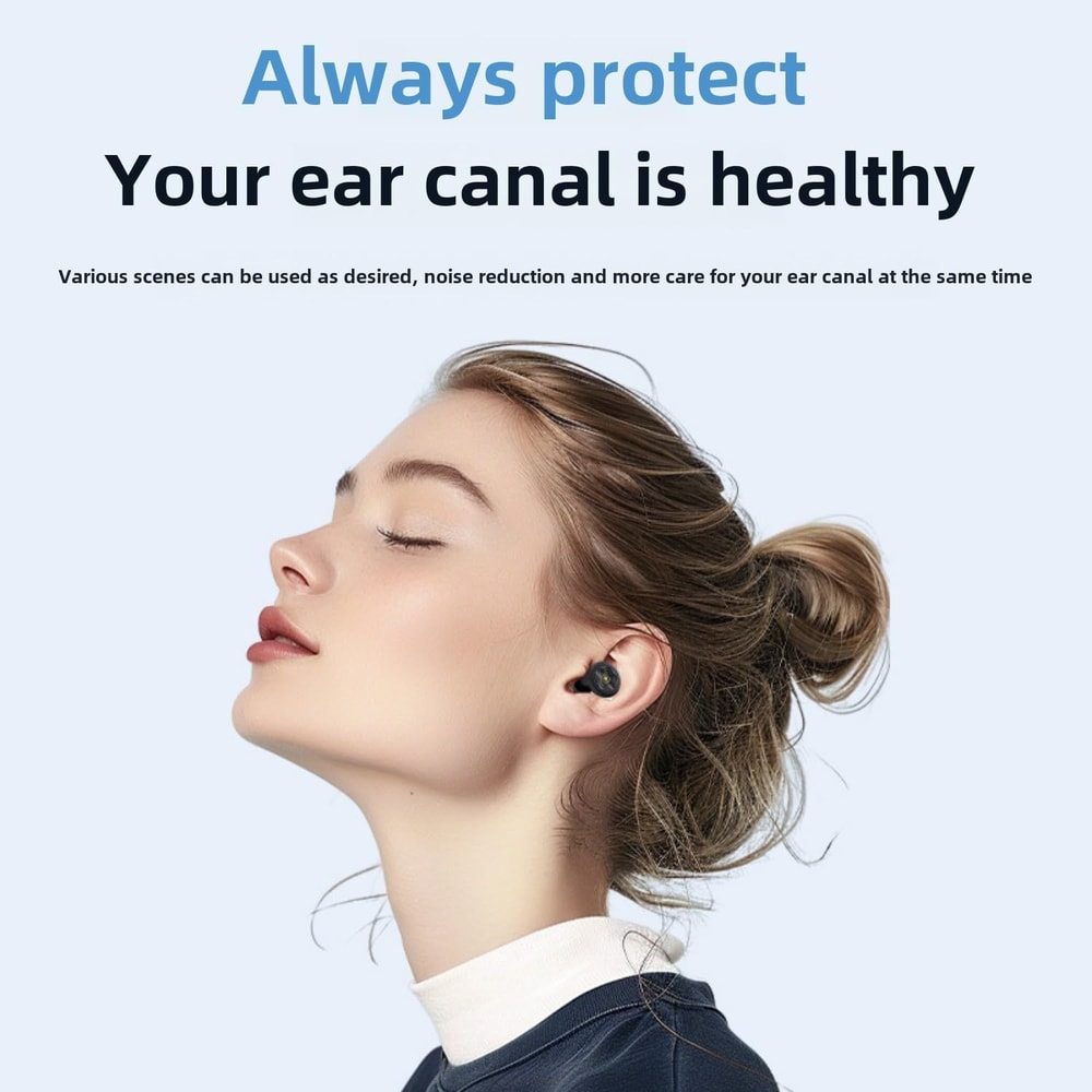 "Reusable Silicone Ear Plugs - Noise Cancelling for Sleep, Study, Work, Concerts"
