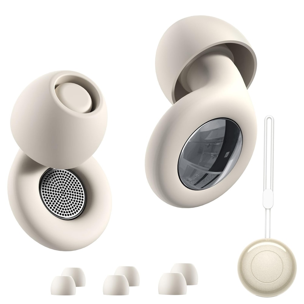 "Reusable Silicone Ear Plugs - Noise Cancelling for Sleep, Study, Work, Concerts"