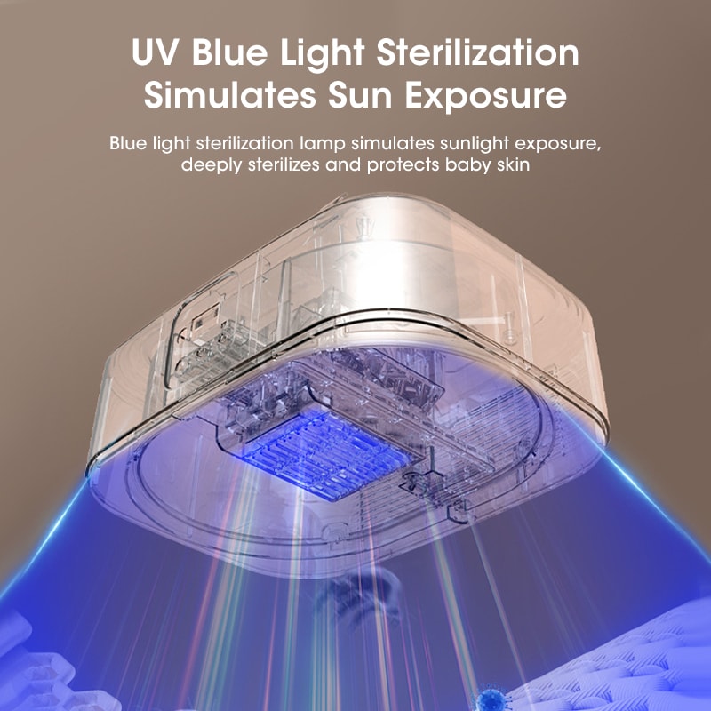 Foldable Mini Portable Electric Dryer - Intelligent Timed Quick Drying for Home & Travel