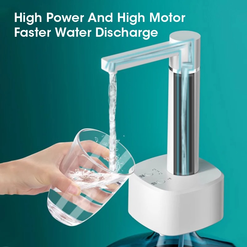 Foldable Desktop Water Dispenser with Rotatable USB Auto Pump for Gallon Bottles