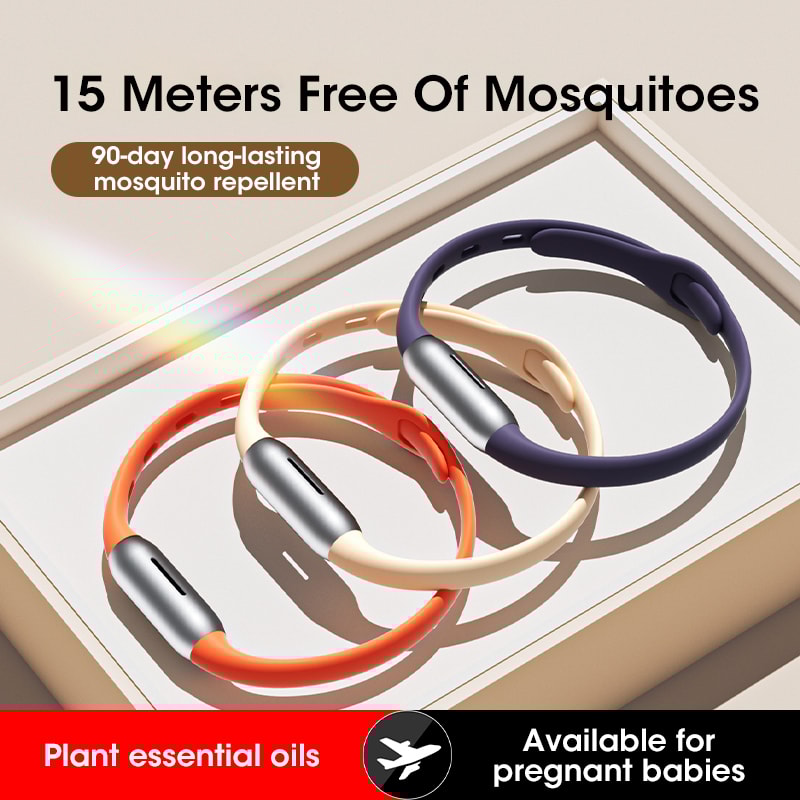 Natural Essential Oil Anti Mosquito Wristband Bracelet for Kids & Adults Outdoor Protection