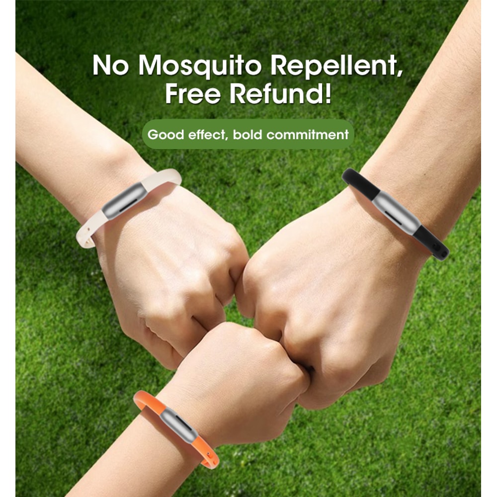 Natural Essential Oil Anti Mosquito Wristband Bracelet for Kids & Adults Outdoor Protection