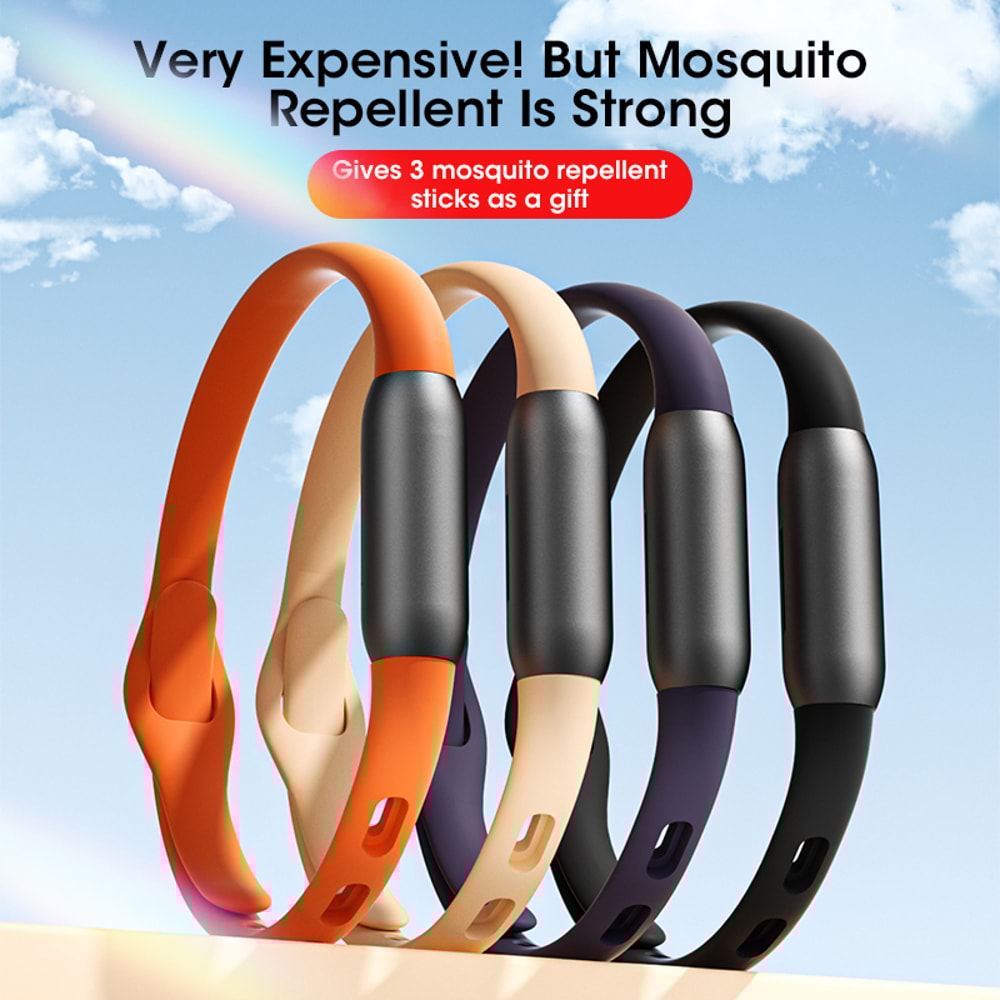 Natural Essential Oil Anti Mosquito Wristband Bracelet for Kids & Adults Outdoor Protection