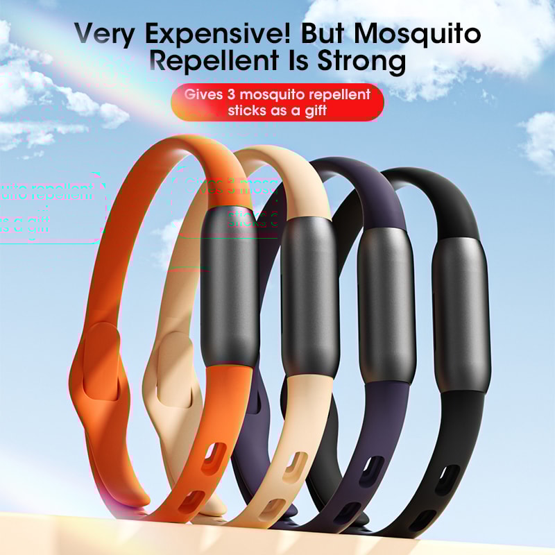 Natural Essential Oil Anti Mosquito Wristband Bracelet for Kids & Adults Outdoor Protection