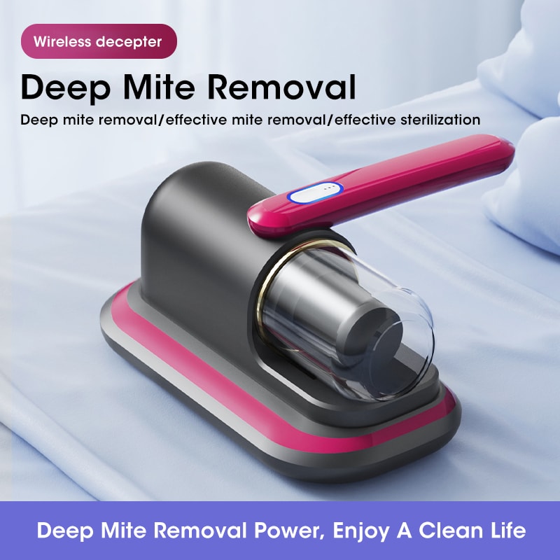 Handheld Wireless UV Vacuum Cleaner for Mite Removal and Deep Sterilization