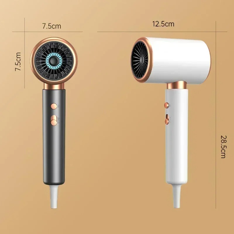 Professional Ionic Hair Dryer Low Noise, -Speed Lightweight for Salon & Home Use