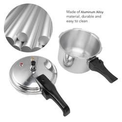 liter aluminum alloy pressure cooker for quick meal prep with steam release valve