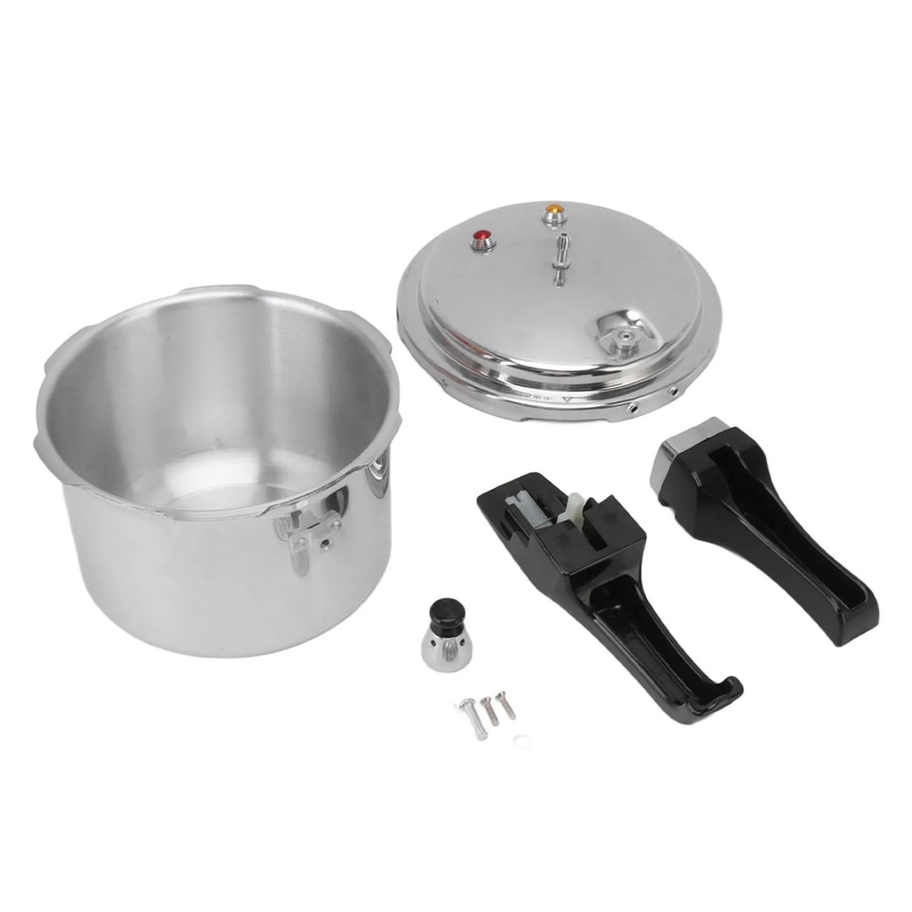Liter Aluminum Alloy Pressure Cooker for Quick Meal Prep with Steam Release Valve